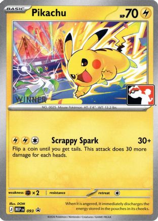 Pikachu 093  ME Mega Evolution Promo - Promo