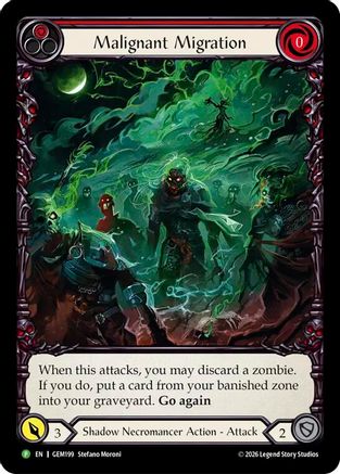 Malignant Migration (GEM199) - GEM Pack 6 Rainbow Foil