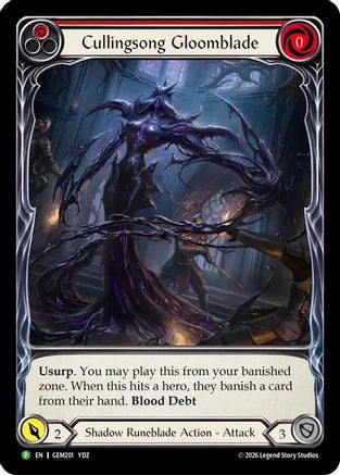 Cullingsong Gloomblade (GEM201) - GEM Pack 6