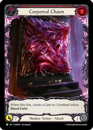 Corporeal Chasm (GEM205) - GEM Pack 6 Rainbow Foil