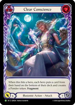 Clear Conscience (GEM216) - GEM Pack 6 Rainbow Foil