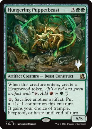 Hungering Puppetbeast (PPFRA-107) - Promo Pack: Reality Fracture Foil