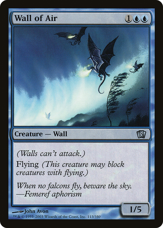 Wall of Air [Eighth Edition]