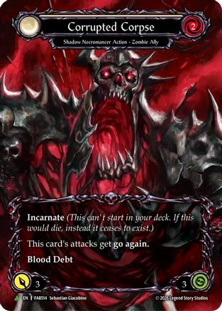 Corrupted Corpse (Marvel) (FAB514) (B) (FAB514) - Flesh and Blood: Promo Cards Cold Foil