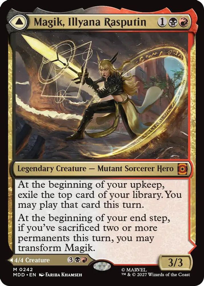 Magik, Ilyana Rasputin (MDD-242) - Marvel: Darkhold Destiny Foil