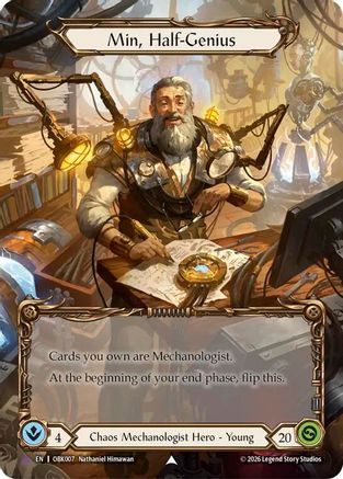 Min, Half-Genius (Marvel) (OBK007) - Outbreak Cold Foil