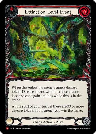 Extinction Level Event (OBK027) - Outbreak Rainbow Foil