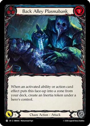 Back Alley Plasmabank (OBK042) - Outbreak Rainbow Foil