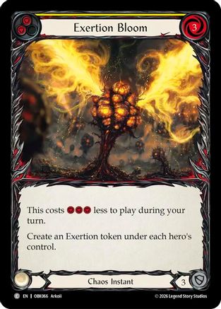 Exertion Bloom (OBK066) - Outbreak Rainbow Foil