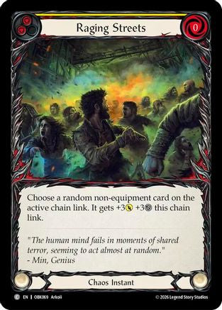Raging Streets (OBK069) - Outbreak Rainbow Foil