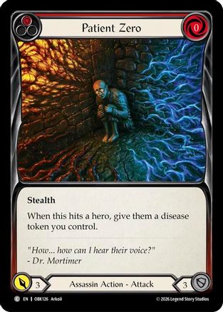Patient Zero (OBK126) - Outbreak Rainbow Foil