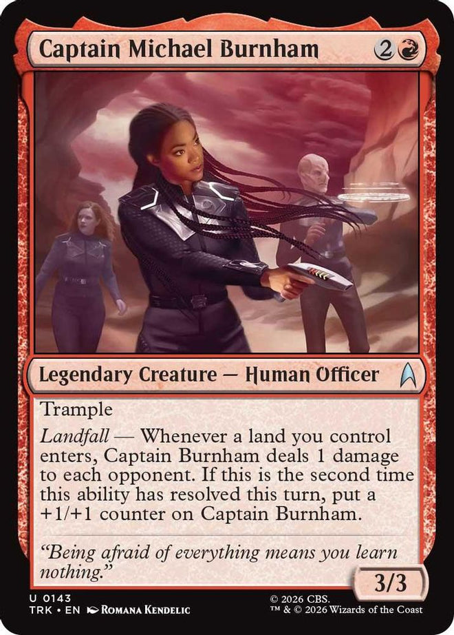 Captain Michael Burnham (TRK-143) - Star Trek Foil