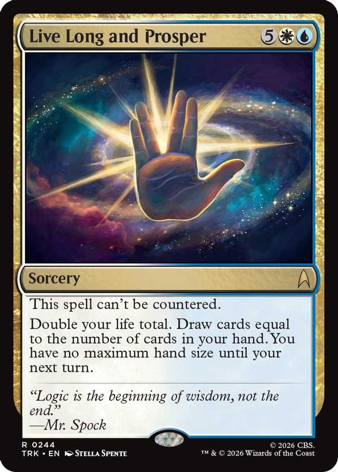 Live Long and Prosper (TRK-244) - Star Trek Foil