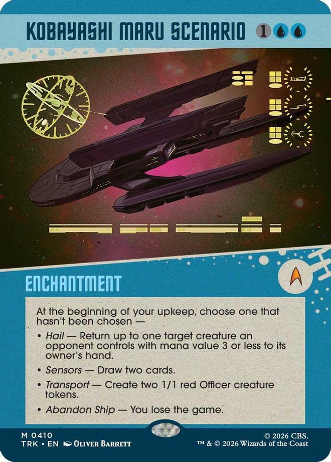 Kobayashi Maru Scenario (Showcase) (TRK-410) - Star Trek Foil