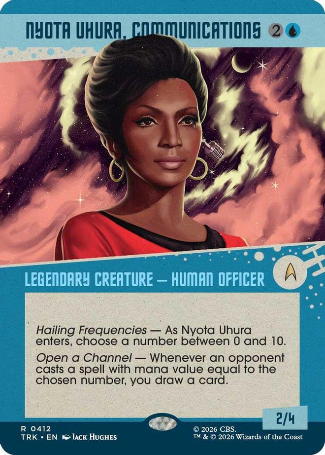 Nyota Uhura, Communications (Showcase) (TRK-412) - Star Trek Foil
