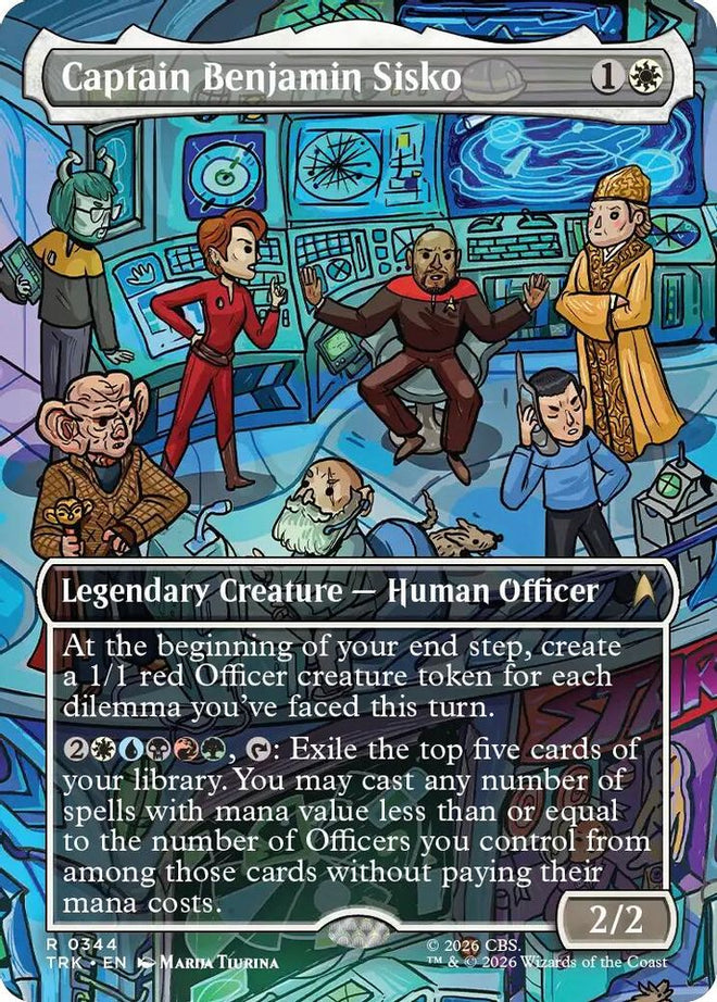 Captain Benjamin Sisko (Borderless) (TRK-344) - Star Trek