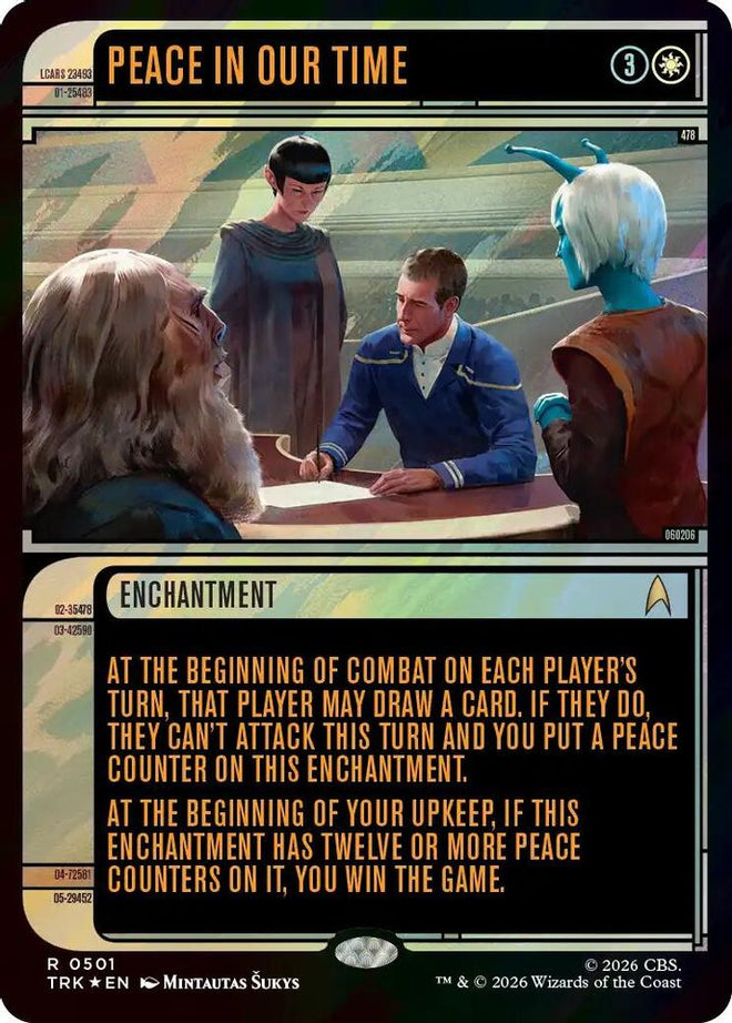 Peace in Our Time (Showcase) (Surge Foil) (TRK-501) - Star Trek Foil
