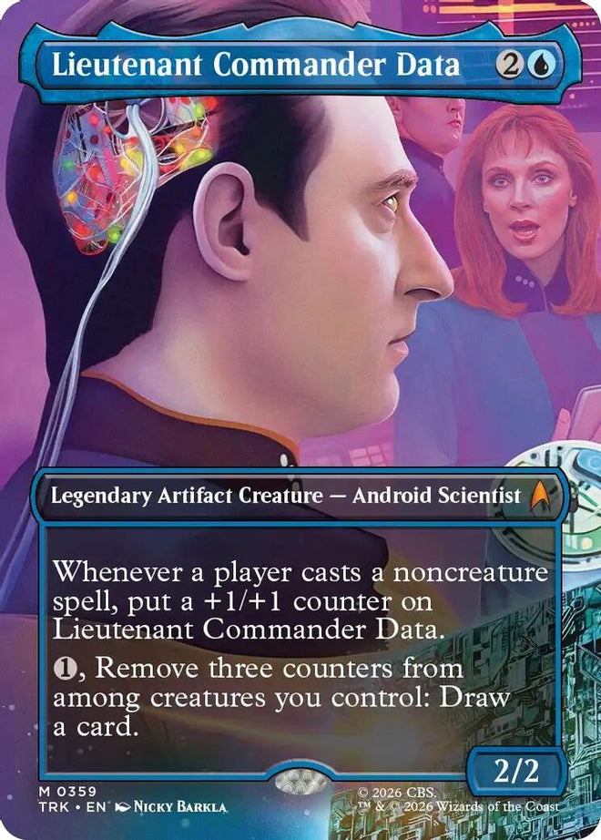 Lieutenant Commander Data (Borderless) (TRK-359) - Star Trek