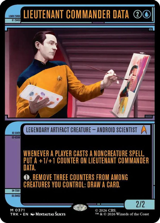 Lieutenant Commander Data (Showcase) (TRK-371) - Star Trek