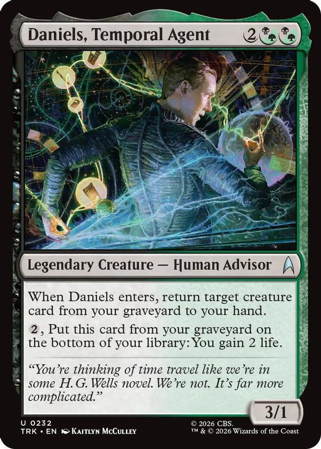Daniels, Temporal Agent (TRK-232) - Star Trek Foil