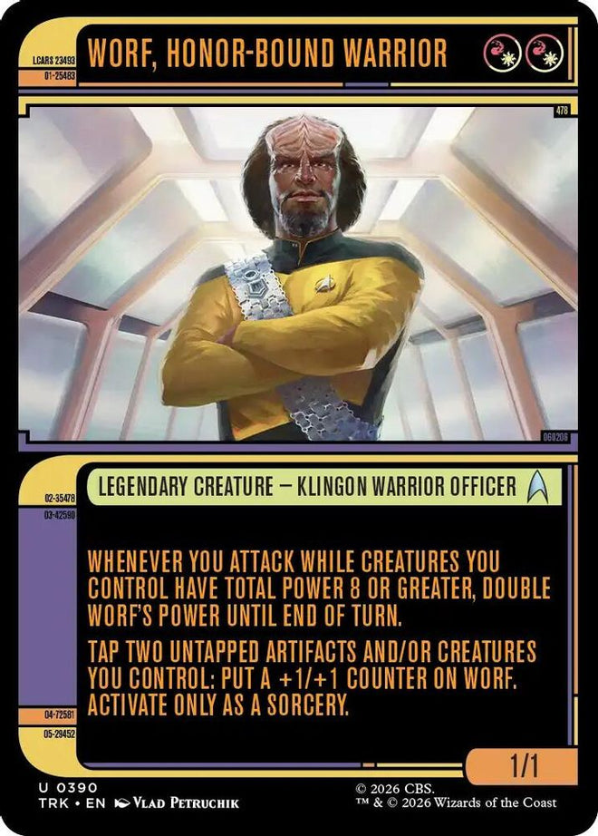 Worf, Honor-Bound Warrior (Showcase) (0390) (TRK-390) - Star Trek