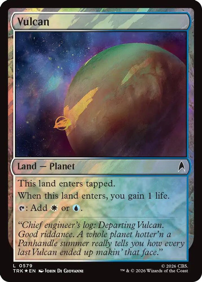 Vulcan (Surge Foil) (TRK-579) - Star Trek Foil