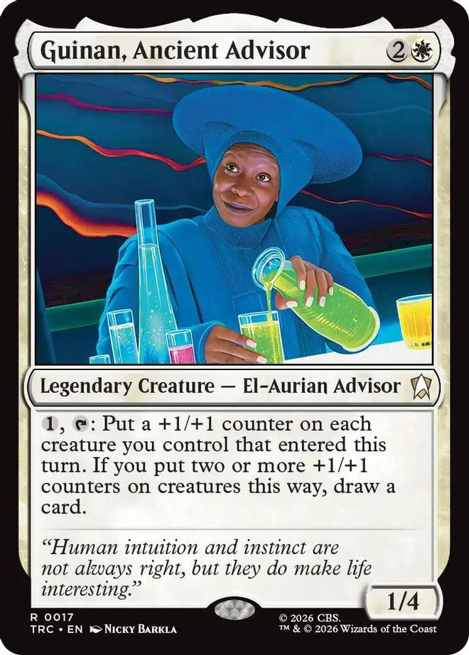 Guinan, Ancient Advisor (Surge Foil) (TRC-017) - Commander: Star Trek Foil