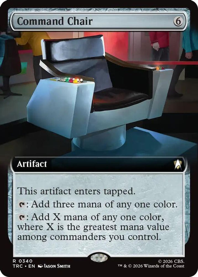 Command Chair (Extended Art) (TRC-340) - Commander: Star Trek