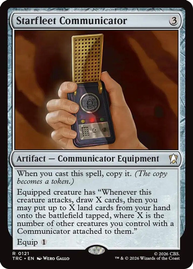 Starfleet Communicator (TRC-121) - Commander: Star Trek