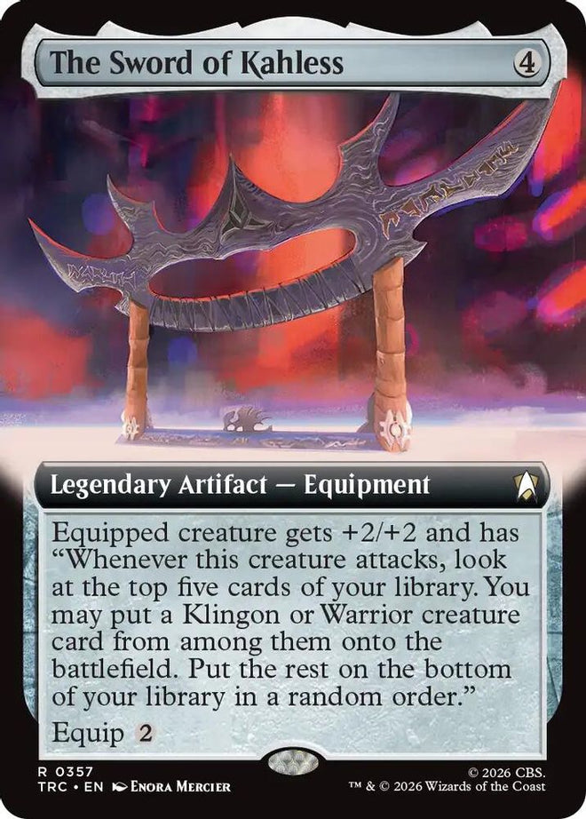 The Sword of Kahless (Extended Art) (TRC-357) - Commander: Star Trek