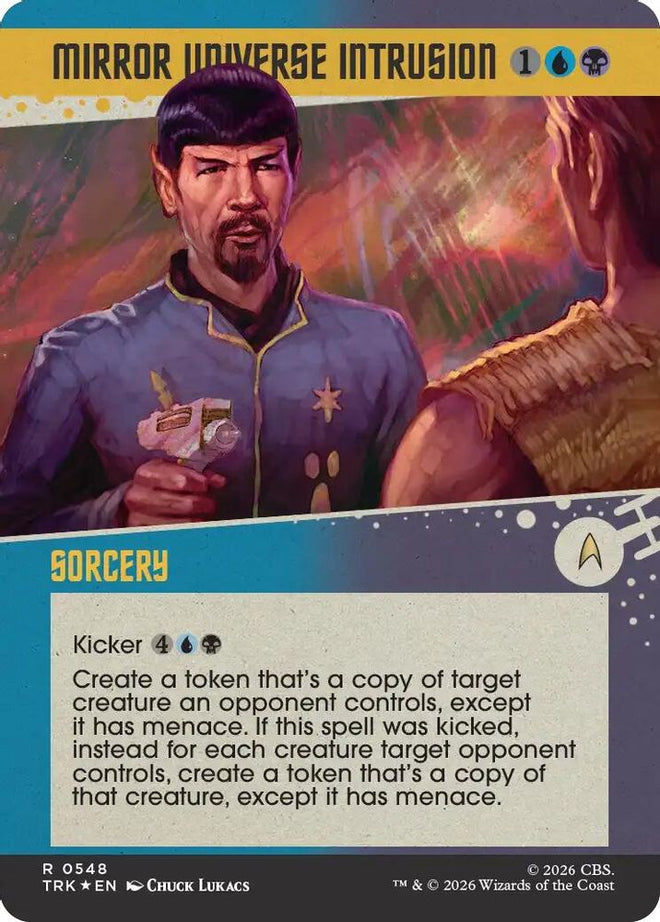 Mirror Universe Intrusion (Showcase) (Surge Foil) (TRK-548) - Star Trek Foil