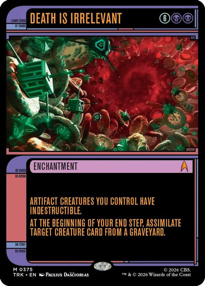 Death Is Irrelevant (Showcase) (TRK-375) - Star Trek Foil