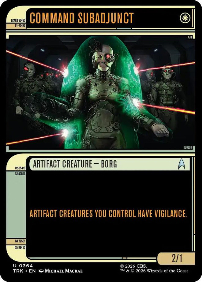 Command Subadjunct (Showcase) (TRK-364) - Star Trek
