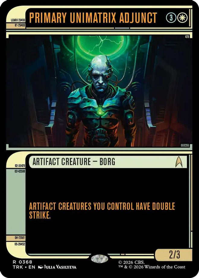 Primary Unimatrix Adjunct (Showcase) (TRK-368) - Star Trek Foil