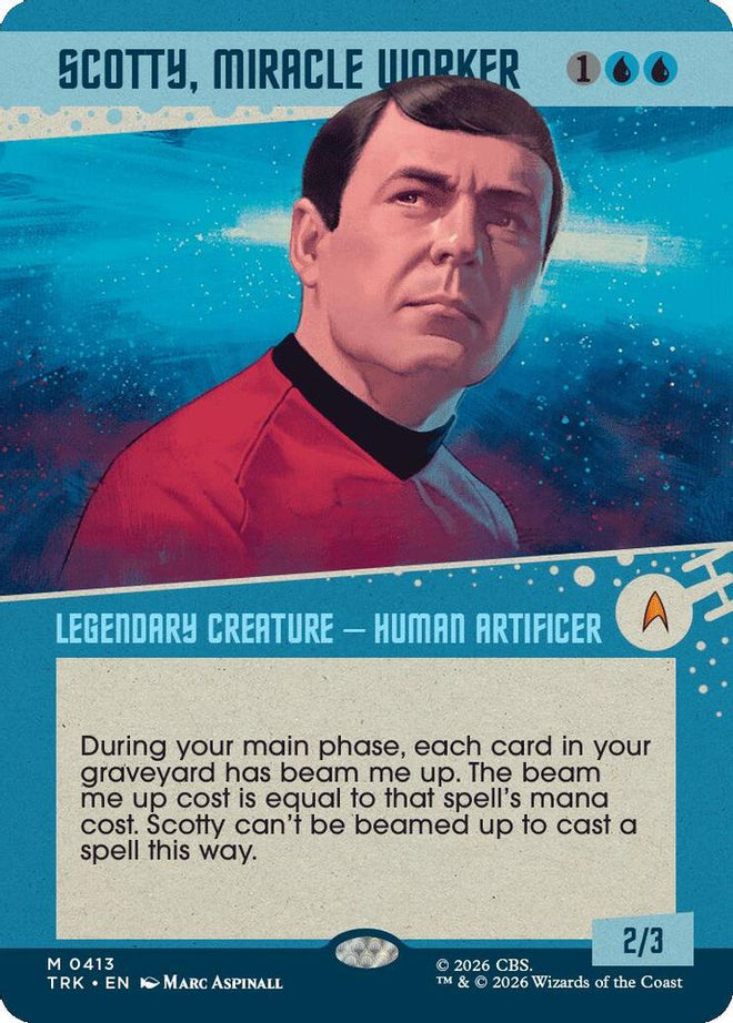 Scotty, Miracle Worker (Showcase) (TRK-413) - Star Trek Foil