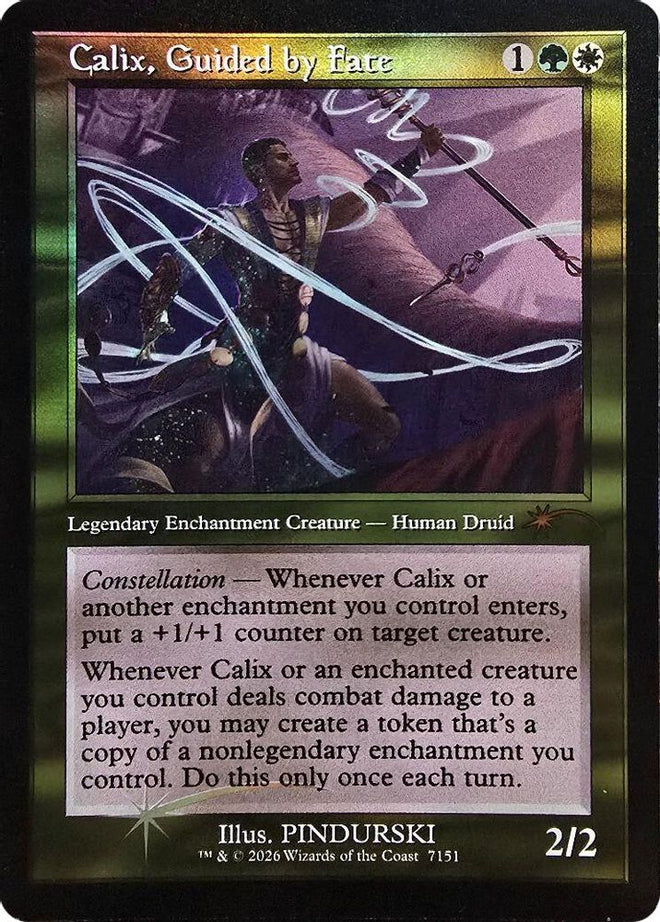 Calix, Guided by Fate (Retro Frame) (SLD-7151) - Secret Lair Drop Series Foil