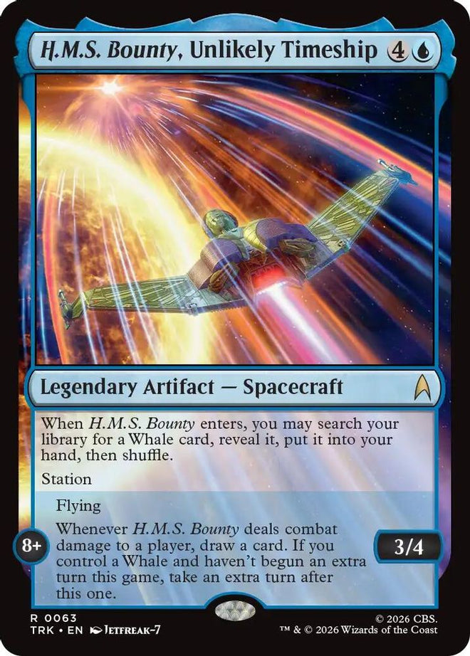 H.M.S. Bounty, Unlikely Timeship (TRK-063) - Star Trek Foil