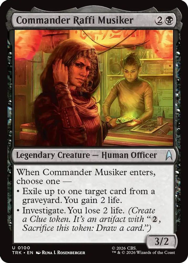 Commander Raffi Musiker (TRK-100) - Star Trek Foil