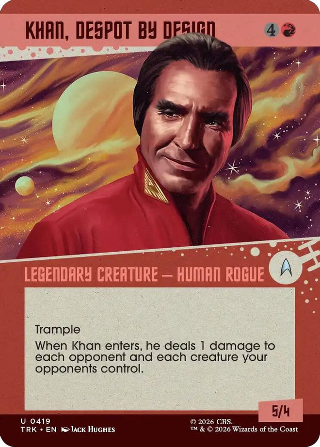Khan, Despot by Design (Showcase) (TRK-419) - Star Trek