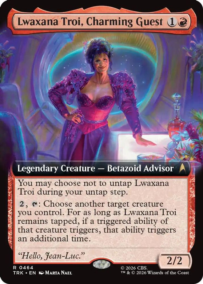 Lwaxana Troi, Charming Guest (Extended Art) (TRK-464) - Star Trek Foil
