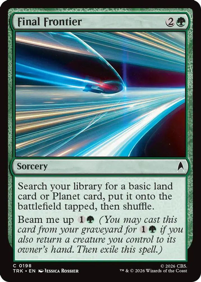 Final Frontier (TRK-198) - Star Trek Foil