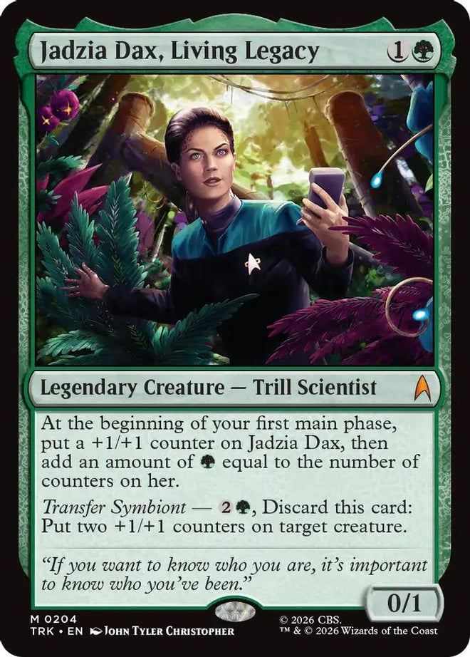 Jadzia Dax, Living Legacy (TRK-204) - Star Trek Foil