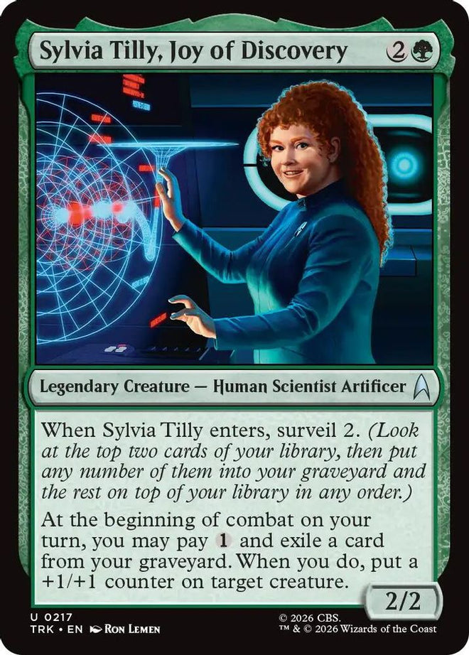 Sylvia Tilly, Joy of Discovery (TRK-217) - Star Trek