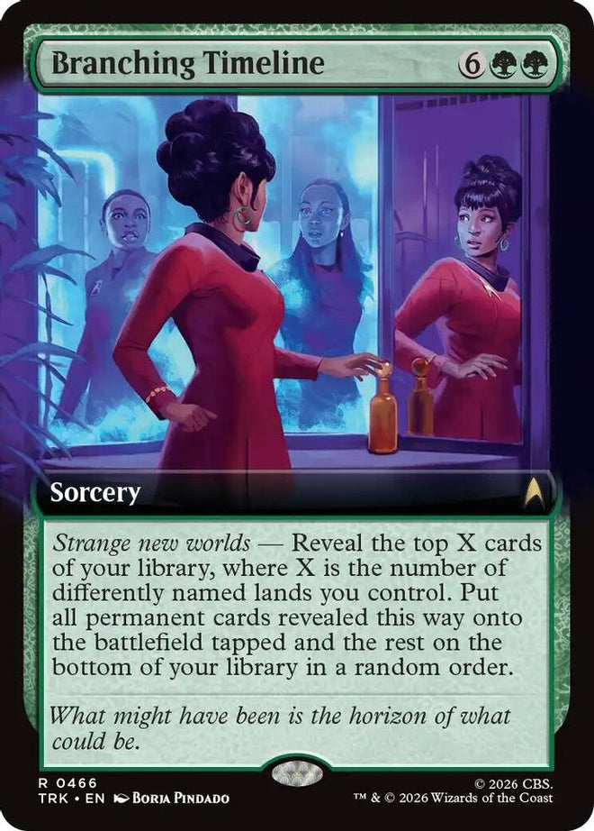 Branching Timeline (Extended Art) (TRK-466) - Star Trek