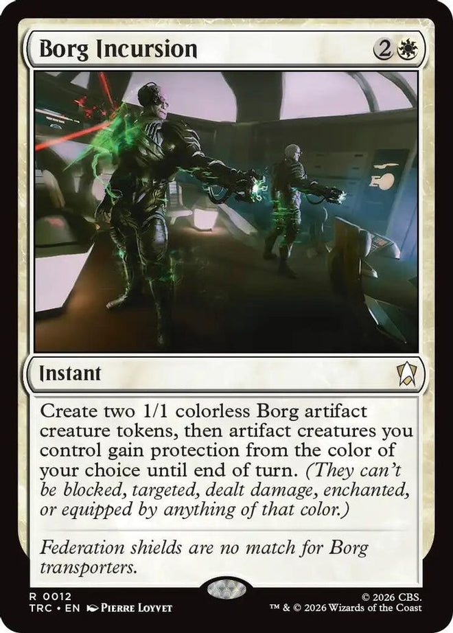 Borg Incursion (Surge Foil) (TRC-012) - Commander: Star Trek Foil