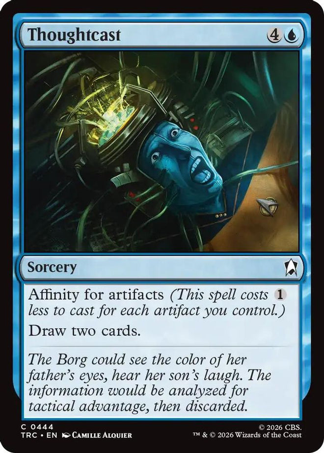 Thoughtcast (Surge Foil) (TRC-444) - Commander: Star Trek Foil