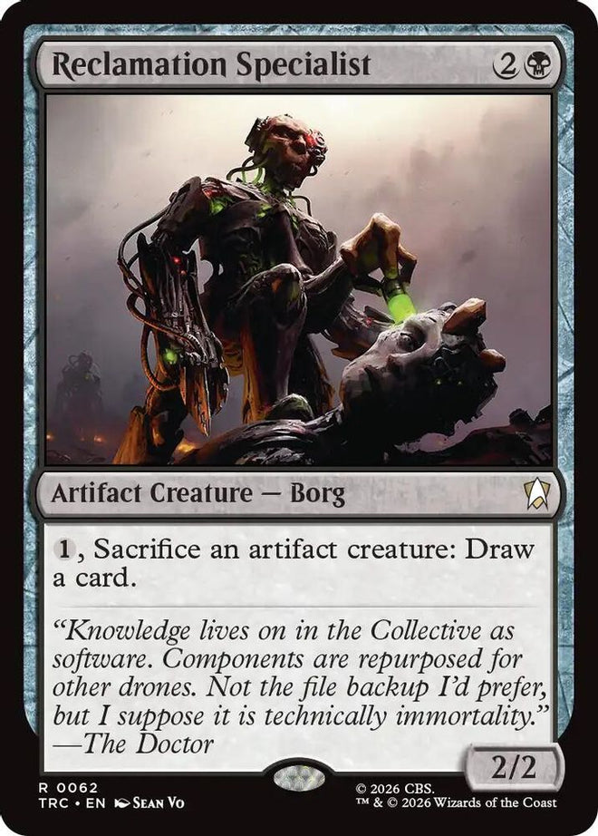 Reclamation Specialist (Surge Foil) (TRC-062) - Commander: Star Trek Foil