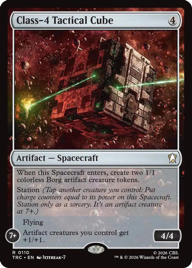 Class-4 Tactical Cube (TRC-110) - Commander: Star Trek