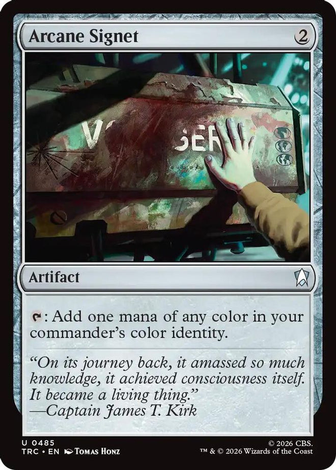 Arcane Signet (Surge Foil) (TRC-485) - Commander: Star Trek Foil
