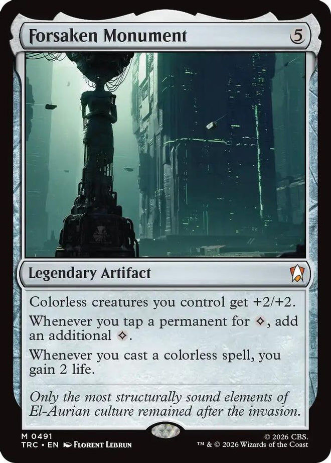 Forsaken Monument (Surge Foil) (TRC-491) - Commander: Star Trek Foil